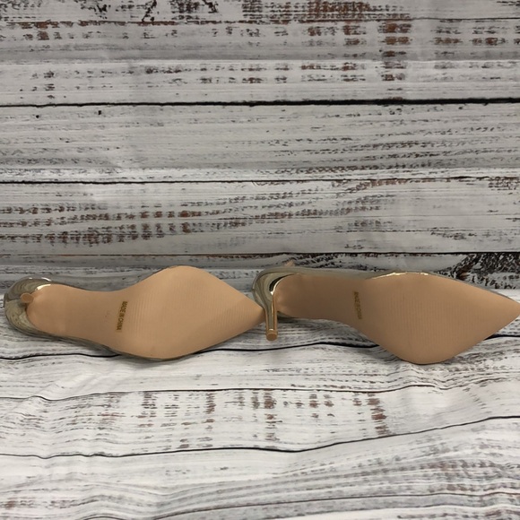 Miss Heel Clear and Gold Heels - Picture 6 of 12